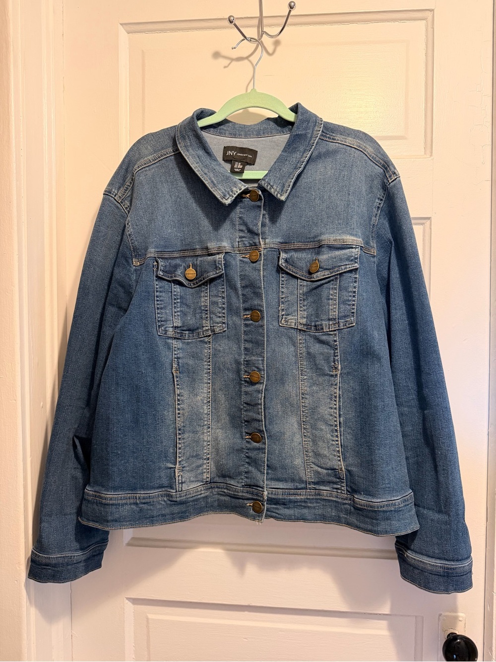 JNY Denim Jacket - Blue Jean Trucker Jacket